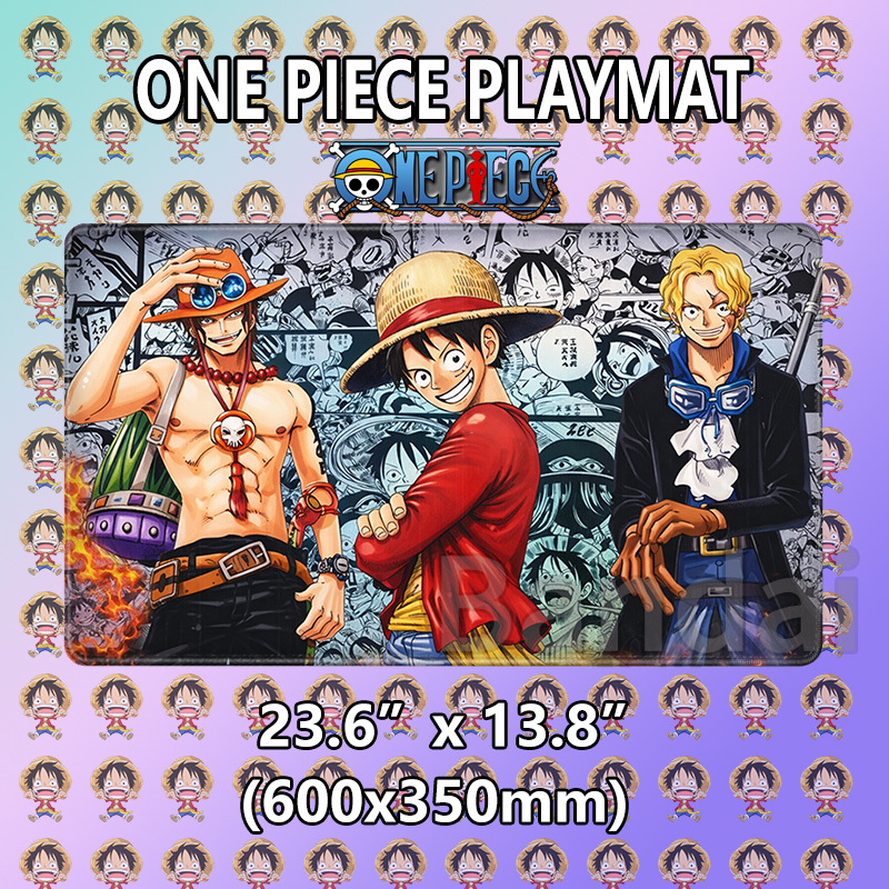 Door Mat Blank - แผ่นรองเมาส์เกมมิ่งขนาดใหญ่ 0ne Piece OPCG Playmat ลายลูฟี่